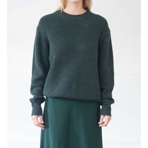 Apiece Apart Everyday Pullover in Dark Green